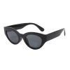 Solbrille Dame Oval sort