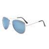 Solbrille Mann Aviator Metal glod/blå