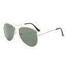 Solbrille Mann Aviator Metal gold/grønn
