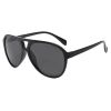 Solbrille Mann Aviator PC svart/smoke