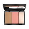 Isadora Vegan Face Sculptor 3 in 1 Palette 60 warm peach.