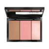 Isadora Vegan Face Sculptor 3 in 1 Palette 62 cool pink.