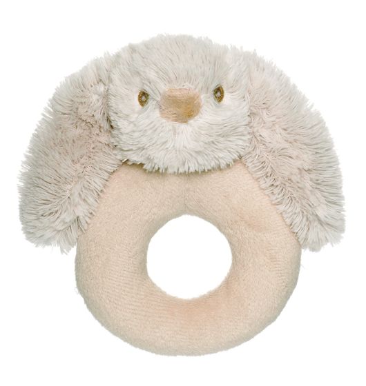 Teddyekompaniet Lollie Bunnies rangle grå