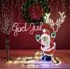 Lumi God Jul neonskilt 120 led rød.