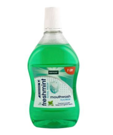 Munnskyllevann Fluor Coolmint 1L Freshmint
