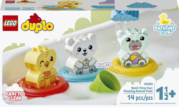 LEGO DUPLO® Creative Play Moro på badet: Dyretog som flyter 10965