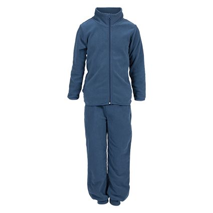 Kids World Fleece sett 2delt petrol