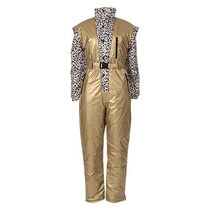 Party People Afterski EXOTIC afterski party skidress gull-leopard
