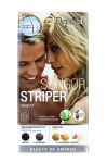 Depend striping brunt/lysebrunt