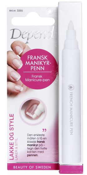 Depend Fransk manikyr penn original