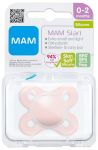 MAM smokk start 0-2m silk teat rosa.