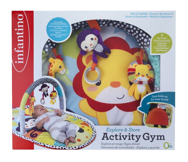 Infantino babygym skilpadde flerfarget