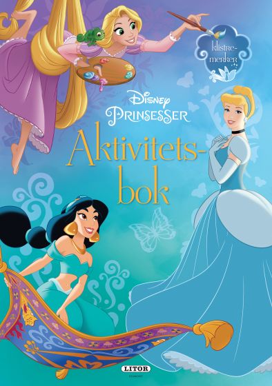 Aktivitetsbok WD Prinsesser med klistremerker original.
