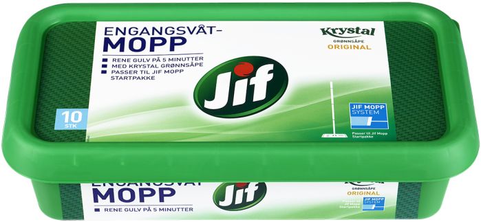 Jif Engangsvåtmopp krystal.