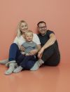 Eva Flora T-skjorte i merinoull med blondekant offwhite