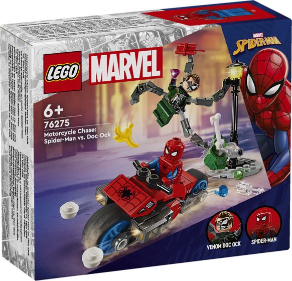 Motorcycle Chase: Spider-Man vs. Doc Ock 76275 .