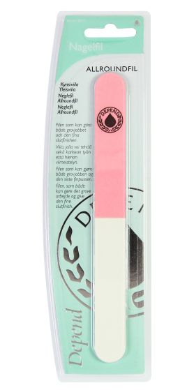 Depend 4-stegs godisfil rosa/hvit rosa/hvit