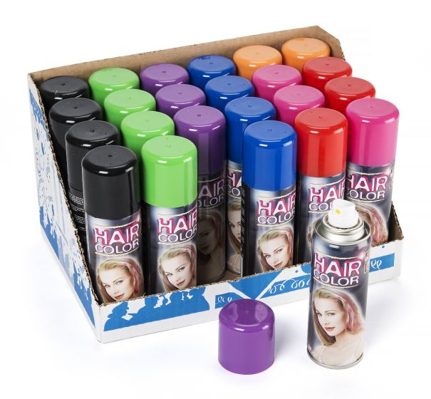 Hårspray 125ml assorterte farger