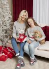 Christmas Cozy polarbear genser til barn gråmelert.