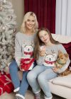 Christmas Cozy polarbear genser til barn gråmelert.