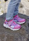 Konny unicorn joggesko med blinkelys Rosa