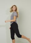 Active Sport loose fit treningsbukse med trekvart lengde sort