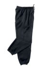 Basic joggebukse med strikk og snøring i livet sort