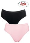Ann truser 2pk sort og rosa