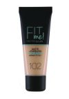 Maybelline Fit Me Matte & Poreless Foundation 102 fair ivory