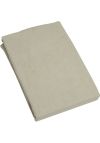 Sov Godt fasongsydd frottelaken i 80% bomull og 20% polyester. beige