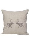 Cozy jul putetrekk 50x50cm lin-brun