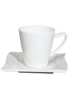 Living Square kopp med fat hvit