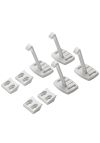 BabyDan skuff og skapsikring, skrumonteres 4pk hvit
