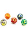 Sprettballer i nett 3cm 6pk flerfarget