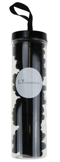 Tube Elastic 50 stk Sort