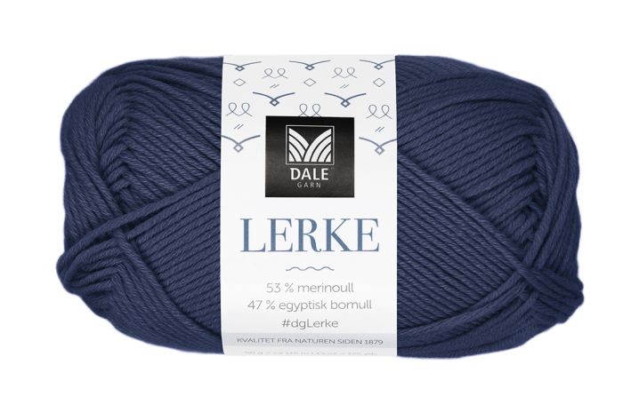 Lerke garnnøste 5563 Marine