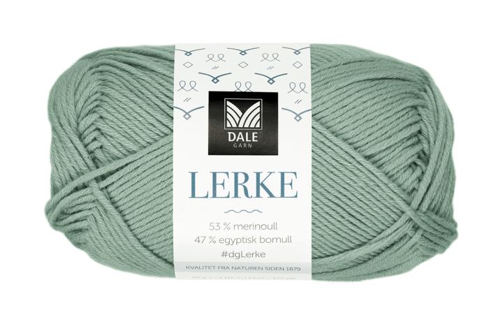 Lerke garnnøste 8101 Jagegrønn