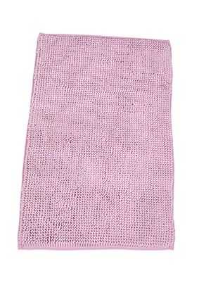 Baderomsmatte chenille 40x60cm rosa