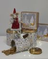 Snowflake kakebokser 3pk gull