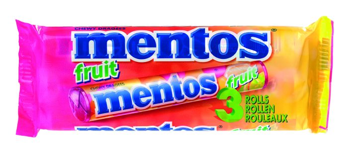 Mentos Fruits frukt