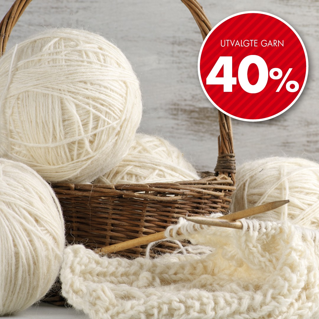 Garn tilbud -40%