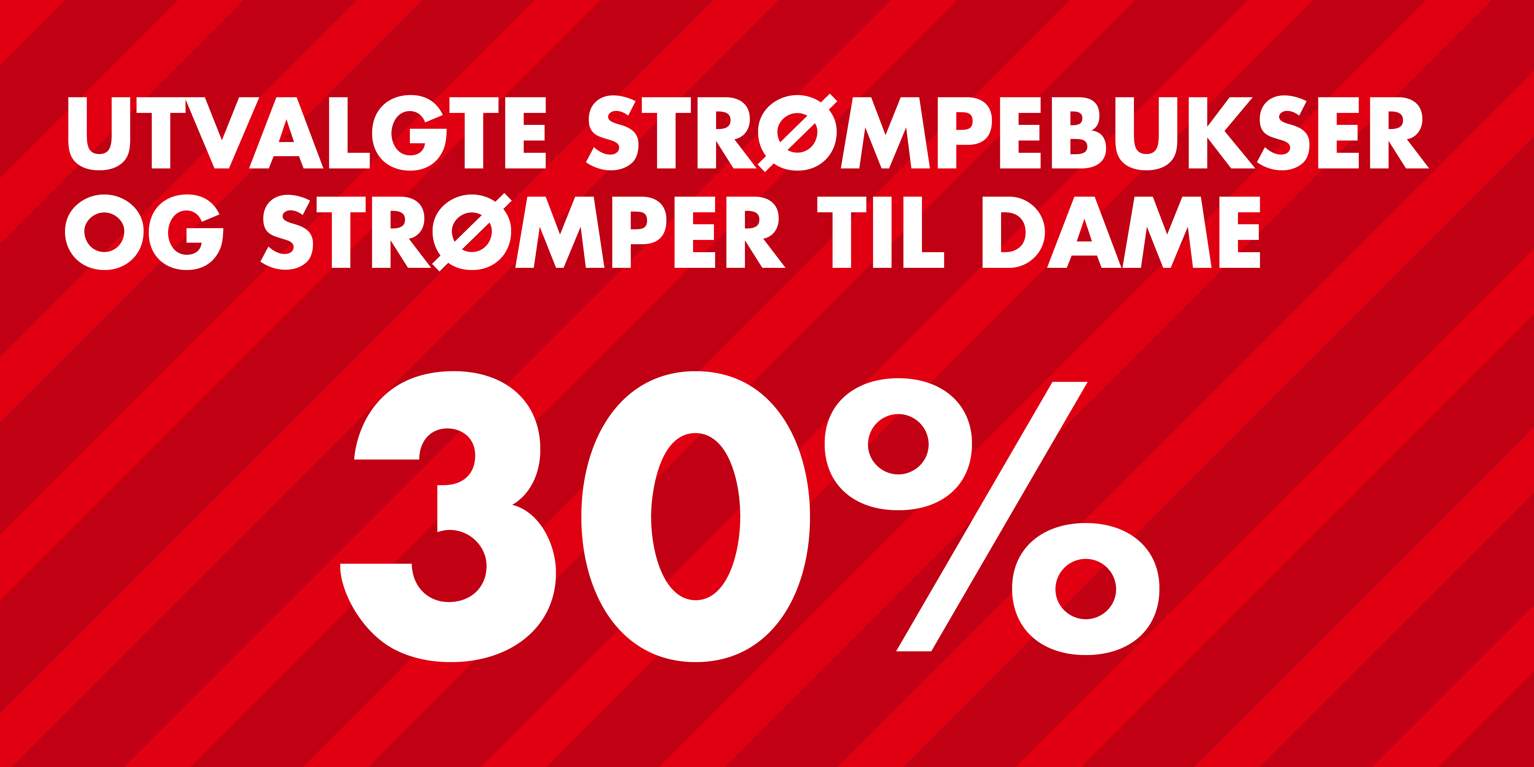 Utvalgte str&oslash;mper og str&oslash;mpebukser til dame -30%