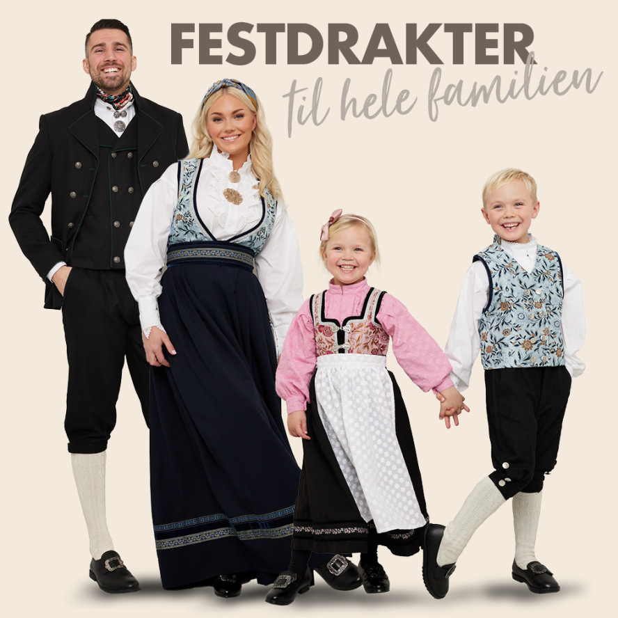 Festdrakt til hele familien
